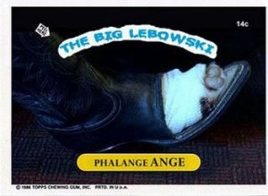 Photo of Nihilist's toe-less foot from the Big Lebowski