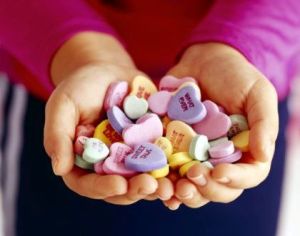 Images of candy hearts