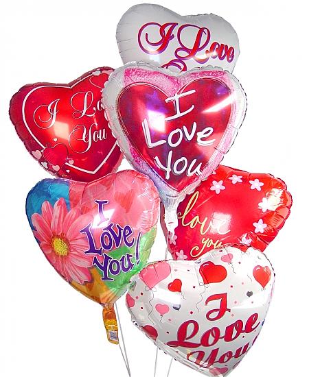 Image of Valentine's Day balloons